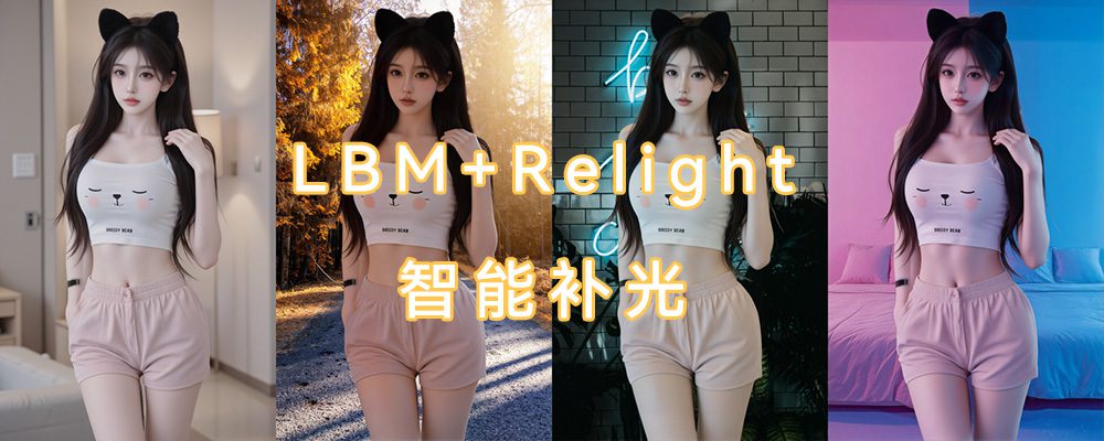 全新打光技术：LBM+Relight智能补光，轻松解决光影一致性和产品一致性不变形