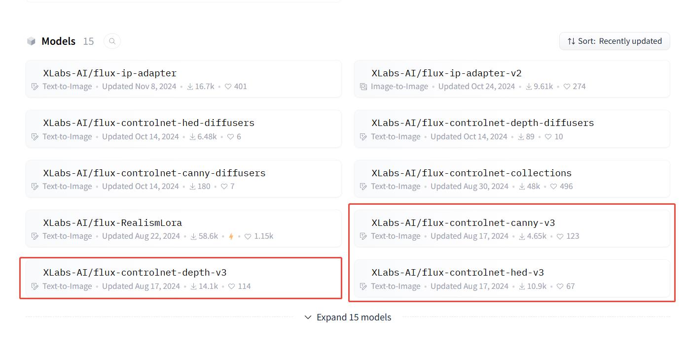 最新Flux v3版本Controlnet：XLabs ControlNet：X-flux-comfyui
