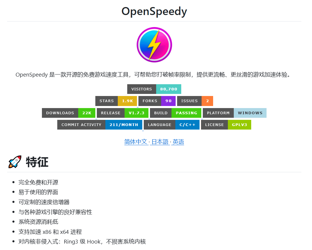 OpenSpeedy:网盘加速神器,轻松提升速度100倍!