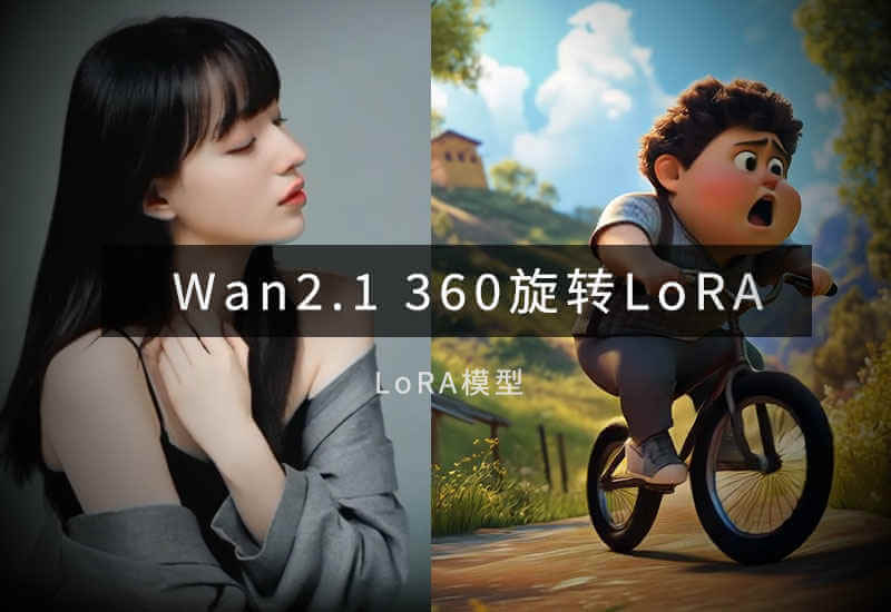 【Comfyui】Wan 2.1 图片转360°视频-360度产品动画旋转展示