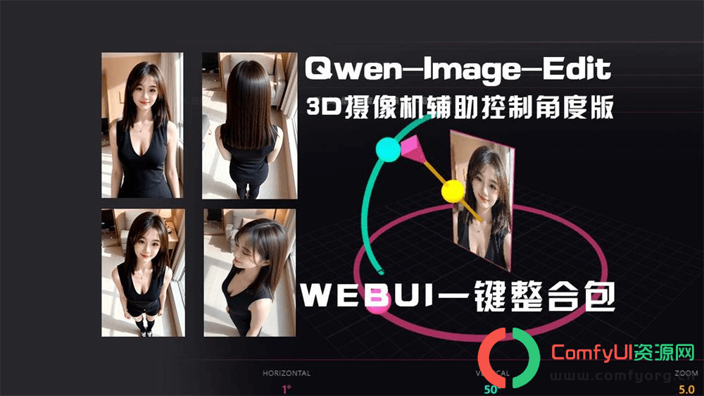 qwenEdit2511多视角控制Lora：Qwen-Image-Edit-2511-Multiple-Angles多角度AI图像生成工作流