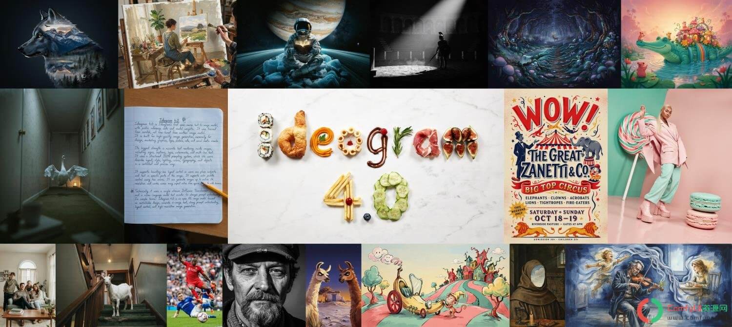 最强开源生图AI模型：Ideogram 4.0登场，已超越Nano Banana Pro精准定位文生图