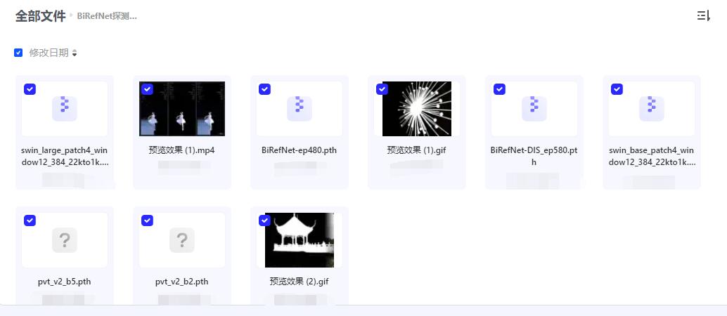 BiRefNet全家桶系列模型合集下载（附上网盘下载链接）