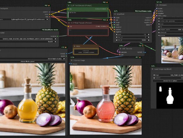 Comfyui的BrushNet局部重绘神器模型及教程
