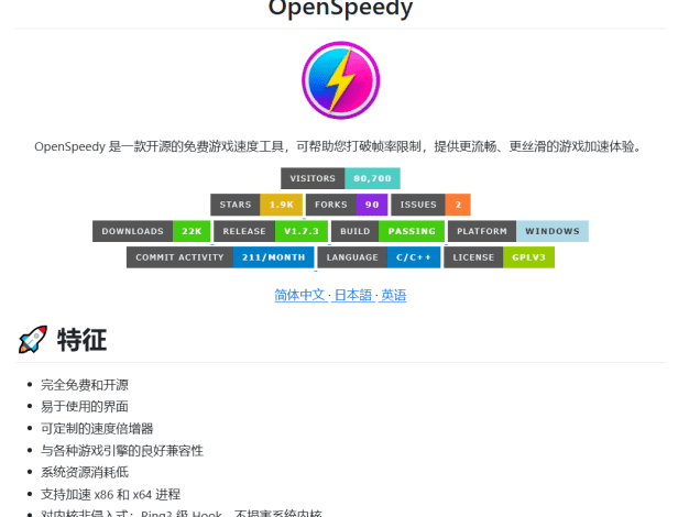 OpenSpeedy:网盘加速神器,轻松提升速度100倍!