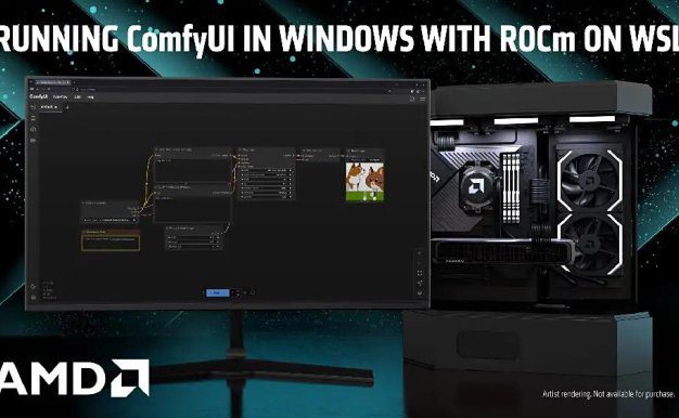 AMD 携手 ComfyUI:Win11 上加速 AI 文生图,释放 **ROCm** 潜力
