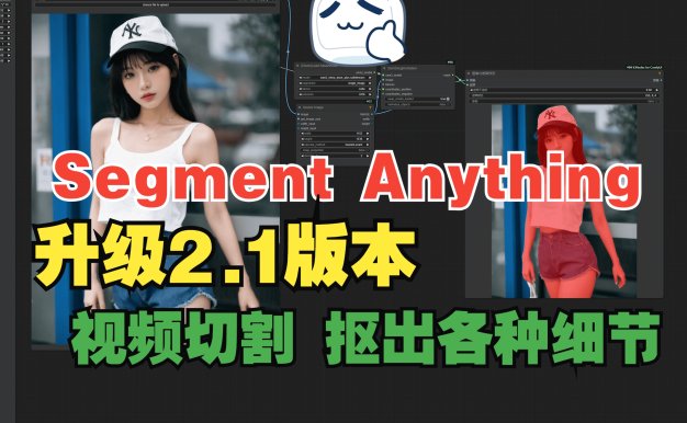 ComfyUI Segment Anything V2 (SAM2)分割万物二代,准确性增强,支持图像和视频