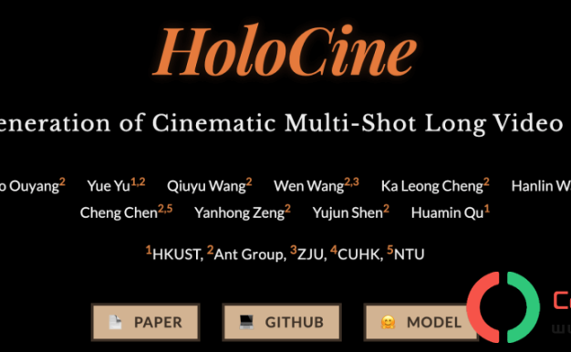 HoloCine长视频生成模型-端到端电影级多镜头长视频生成