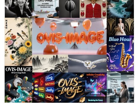 图像生成Ovis-Image再开源,7B小参数媲美GPT-4o和20B开源模型