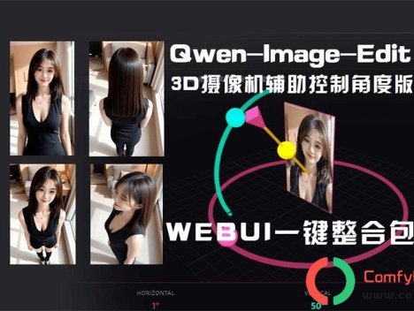 qwenEdit2511多视角控制Lora:Qwen-Image-Edit-2511-Multiple-Angles多角度AI图像生成工作流