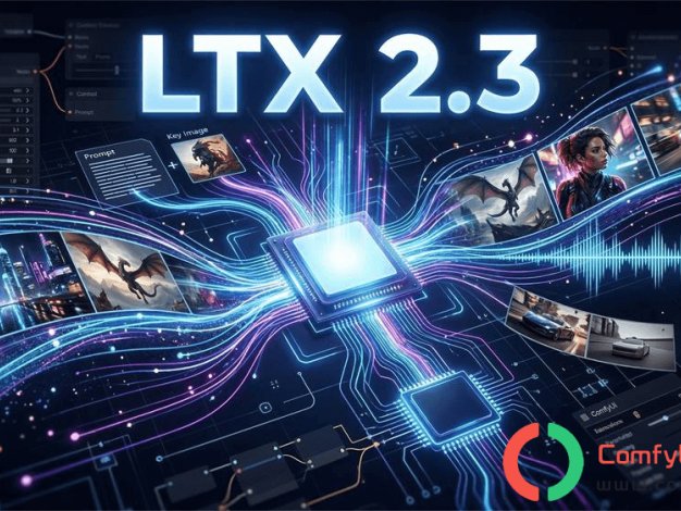 LTX2.3重磅发布:音视频同步高清工作流,数字人、图生视频、文生视频
