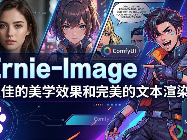 百度文心开源文生图模型ERNIE-Image:实现顶级文生图与精准文字渲染