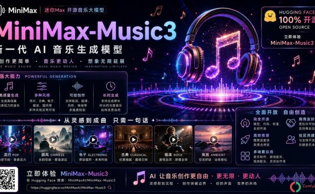 MiniMax 发布 Music3 音乐模型:给歌词和描述,可生成最长 5 分钟歌曲
