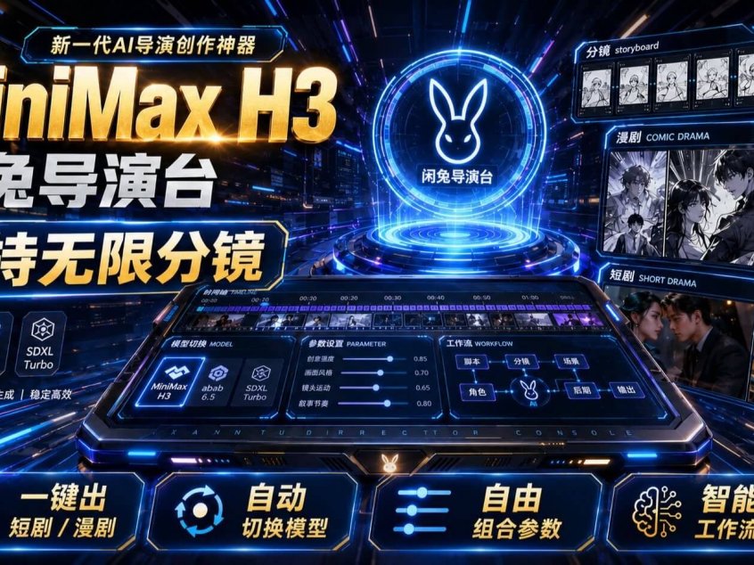 Minimax H3导演台插件震撼发布:ComfyUI_MiniMaxH3_Director(全能玩法大集结:文生视频、图生视频、首尾帧控制、多参考图生成等)