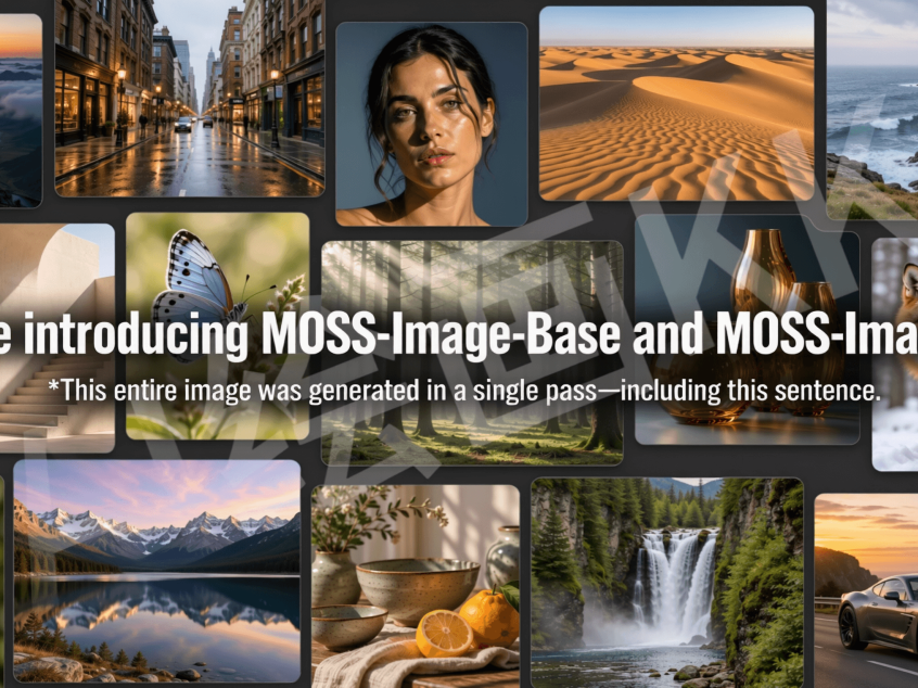 开源生图又来黑马：MOSS-Image模型支持中文，超越Flux3 Image Klein